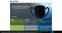 Desktop Screenshot of davispolk.com